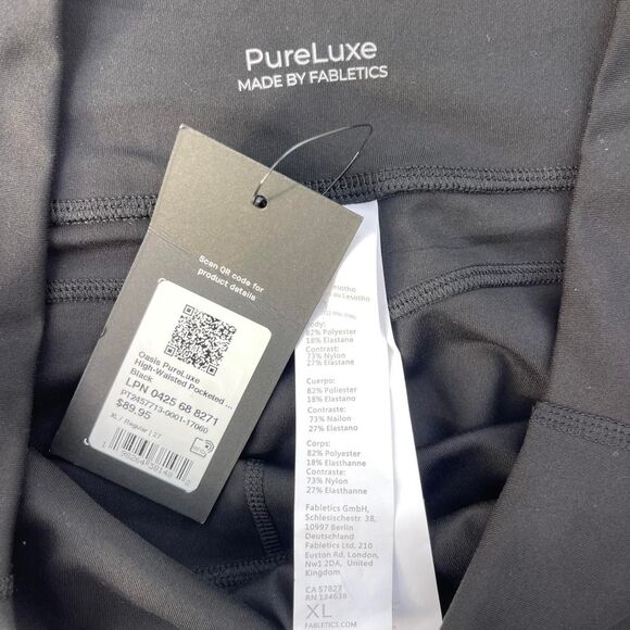 NWT Fabletics Pureluxe high waisted flare pants. - Picture 2 of 3